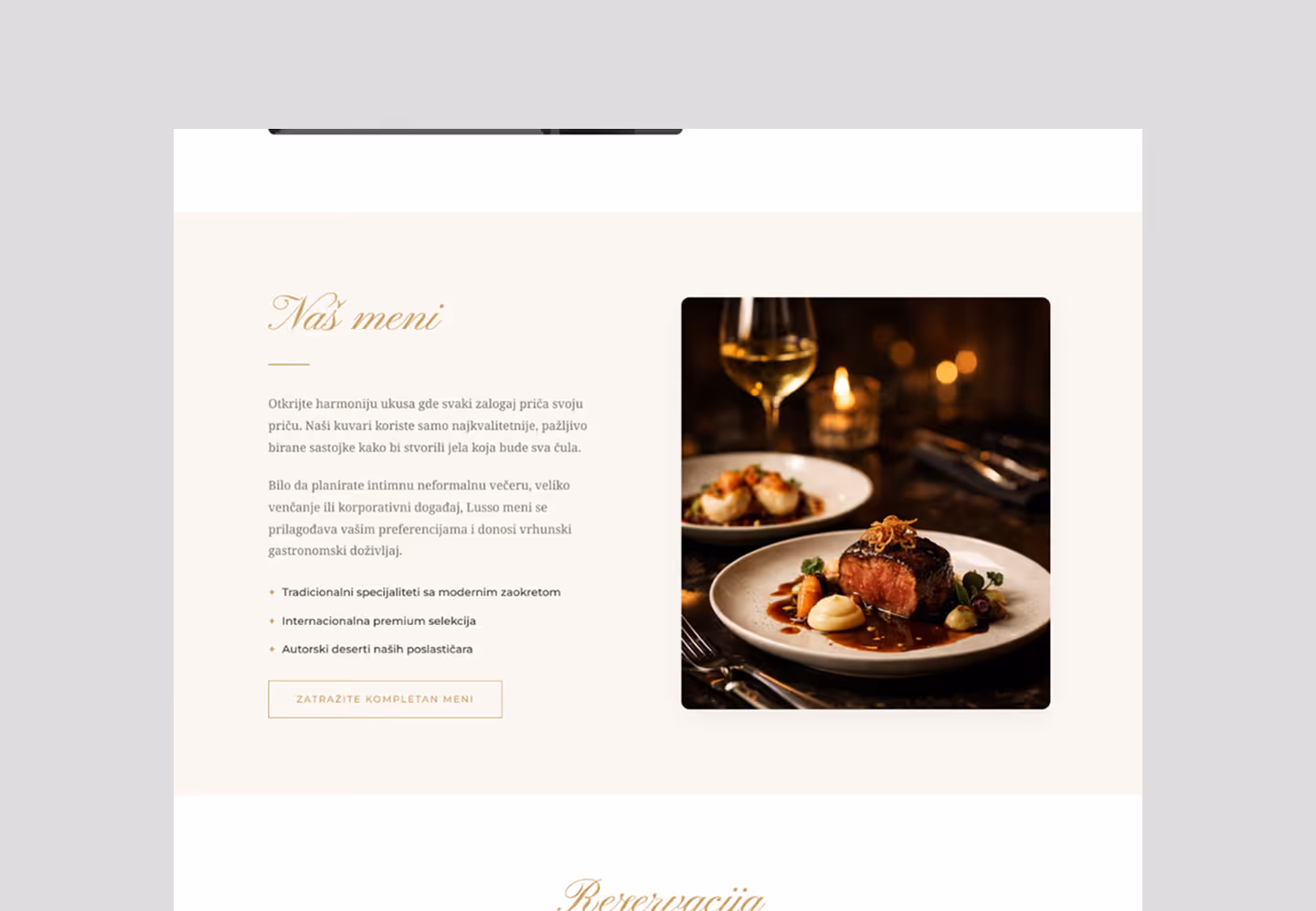 Lusso Restoran gallery 2