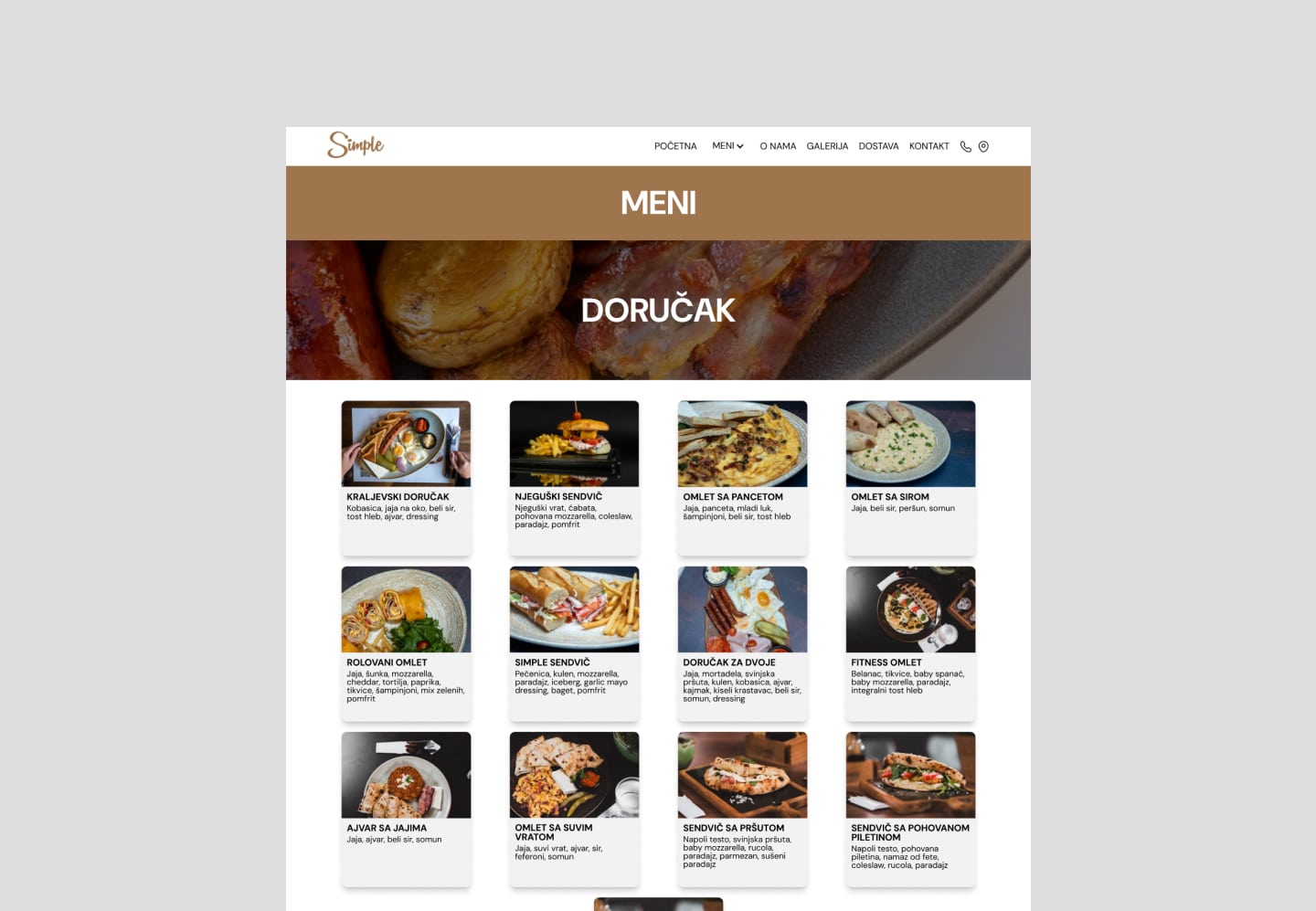 Simple Restoran galerija 1
